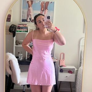 Beginning Boutique Sienna Pink Mini Dress